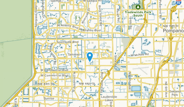 North Lauderdale, Florida Map