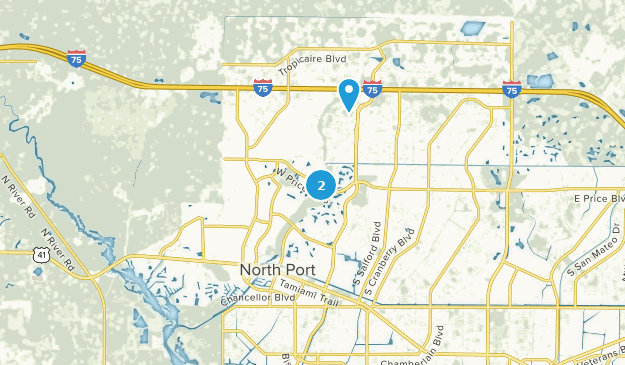 North Port Florida Map