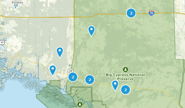 Ochopee, Floride Map