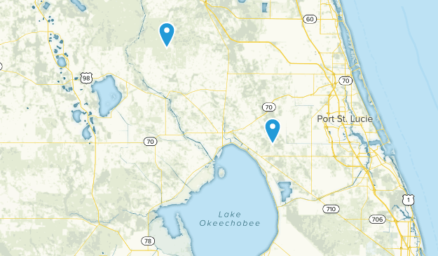 Okeechobee, Florida Map