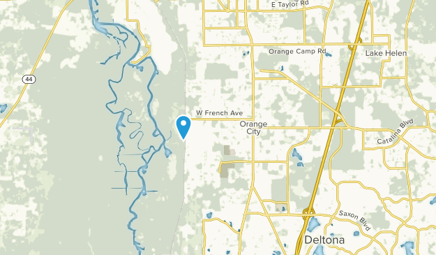 Orange City, Floride Map