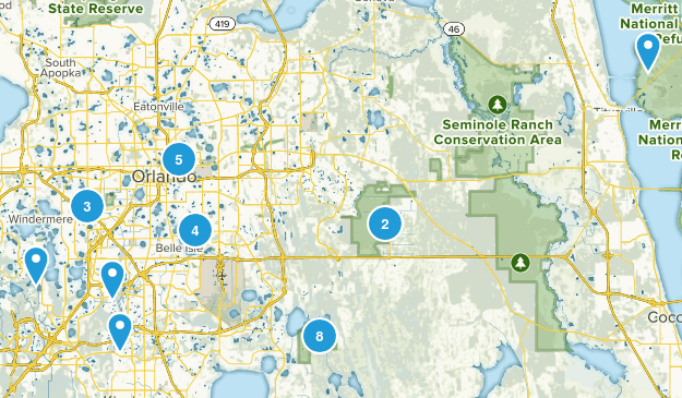 Orlando, Florida Map