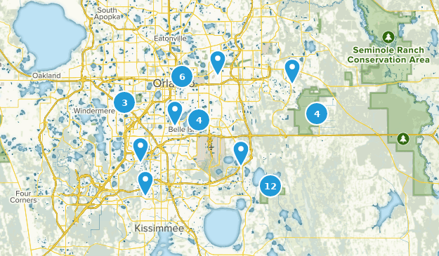Orlando, Florida Map
