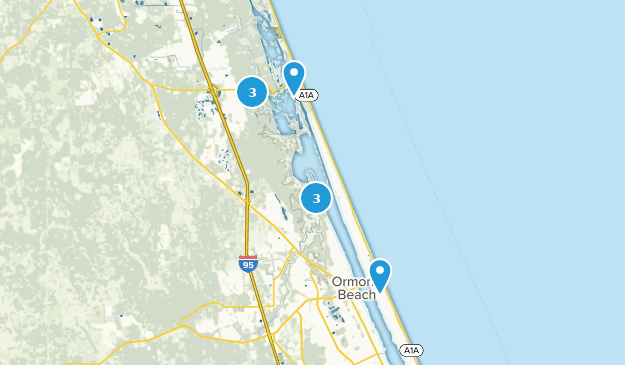 Ormond Beach, Floride Map