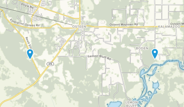 Osteen, Florida Map
