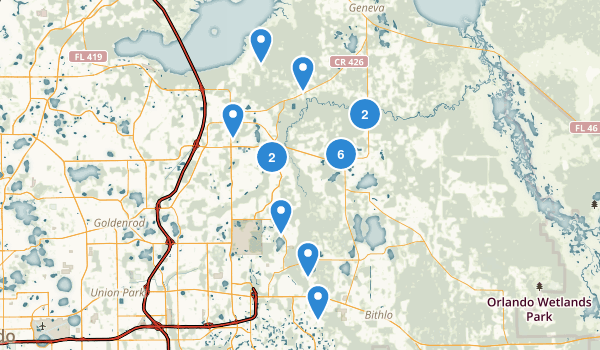 Oviedo, Florida Map