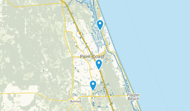 Palm Coast, Florida Map