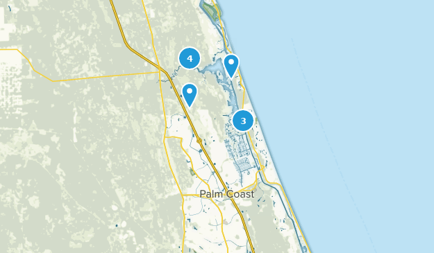 Palm Coast, Floride Map