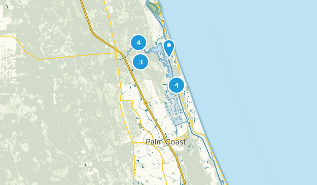 Palm Coast, Floride Map