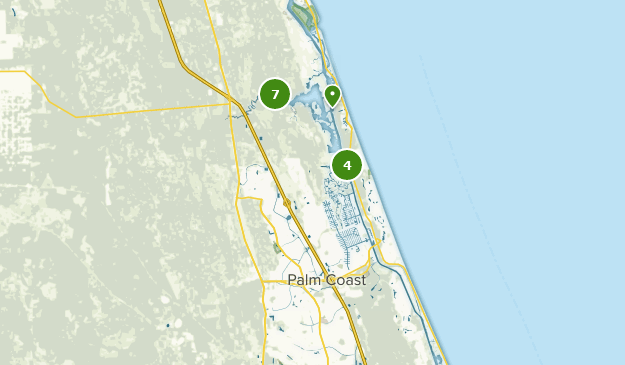 Palm Coast, Florida Map