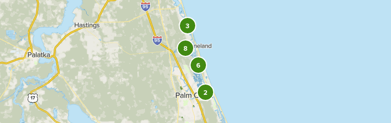 Map Of Palm Coast Florida Best Trails In Palm Coast | Alltrails