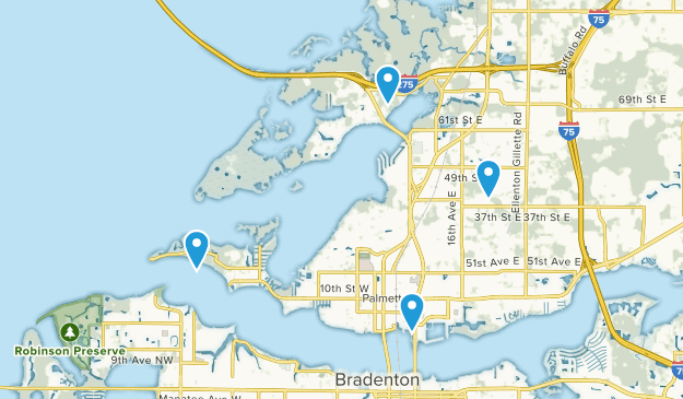 Palmetto, Florida Map