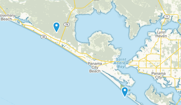 Panama City, Florida Map