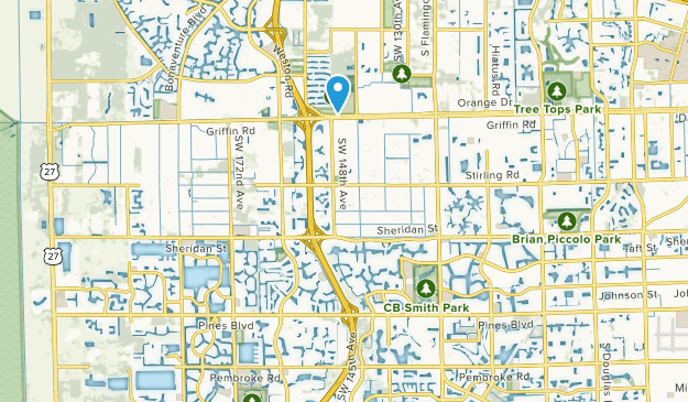 Pembroke Pines, Floride Map