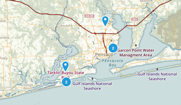 Pensacola, Florida Map