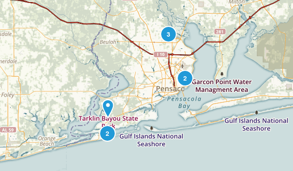Pensacola, Florida Map