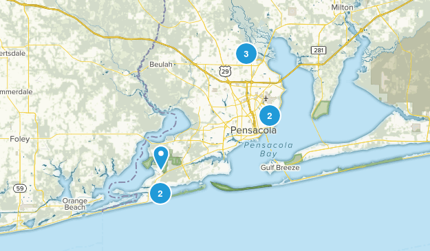 Pensacola, Florida Map