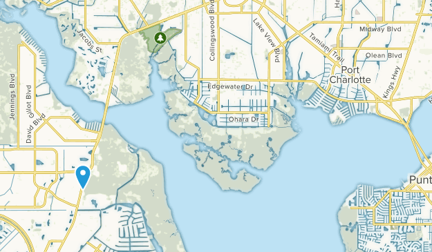 Port Charlotte, Florida Map