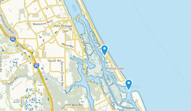 Port Orange, Floride Map