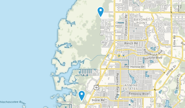 Port Richey, Florida Map