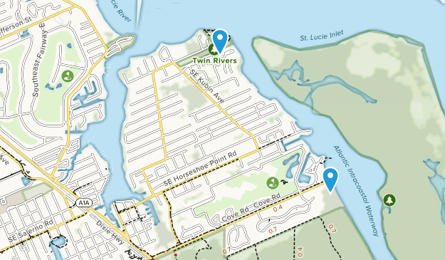 Port Salerno, Florida Map