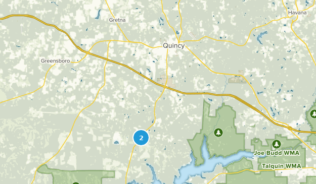 Quincy, Floride Map