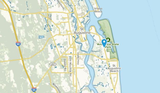 Saint Augustine, Florida Map