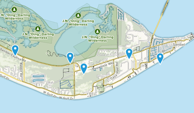 Sanibel, Florida Map