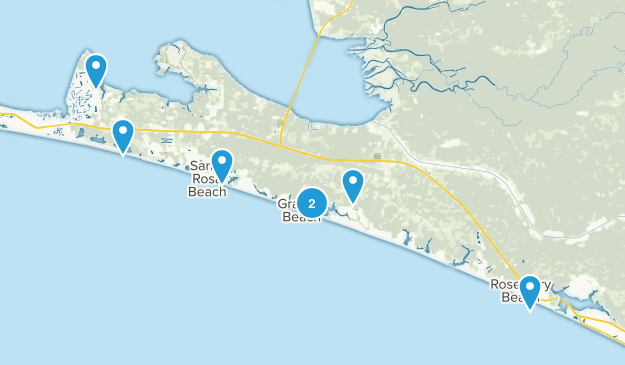 Best Trails Near Santa Rosa Beach Florida Alltrails Santa Rosa Beach Florida Map
