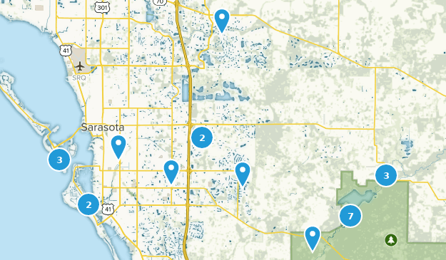 Sarasota, Florida Map