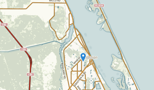 Sebastian, Florida Map