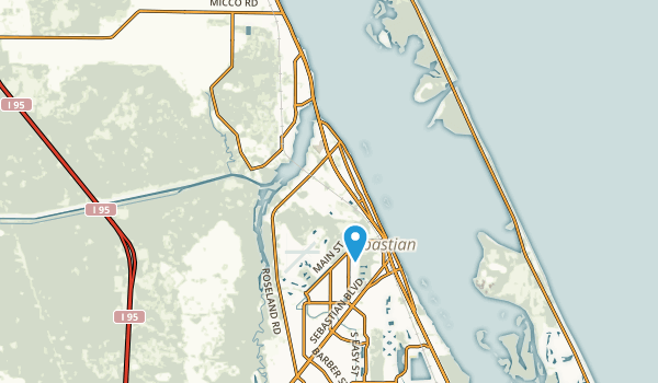 Sebastian, Florida Map