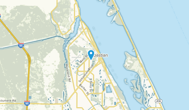 Sebastian, Florida Map