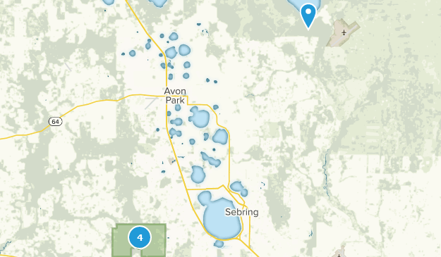 Sebring, Florida Map