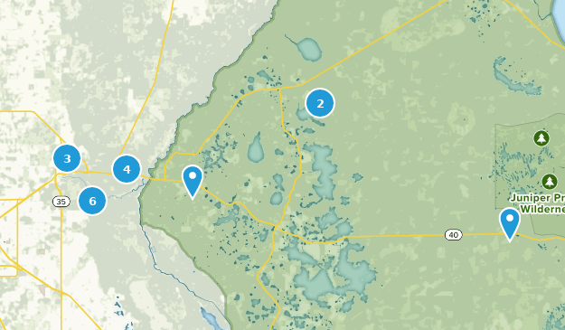 Silver Springs, Florida Map