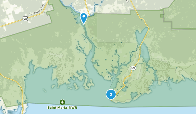 St. Marks, Florida Map