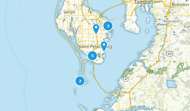 San Petersburgo, Florida Map