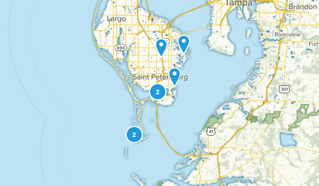St Petersburg, Florida Map