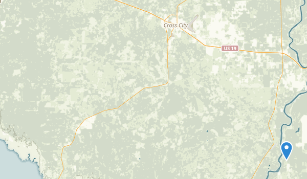 Steinhatchee, Florida Map