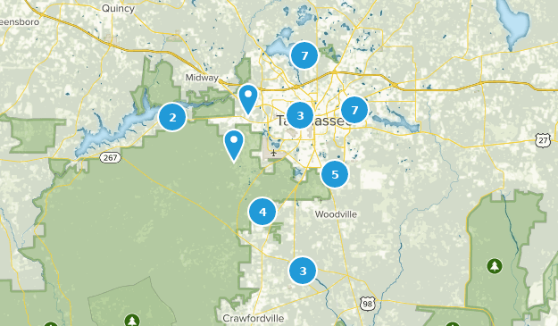 Tallahassee, Florida Map