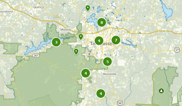 Tallahassee, Florida Map