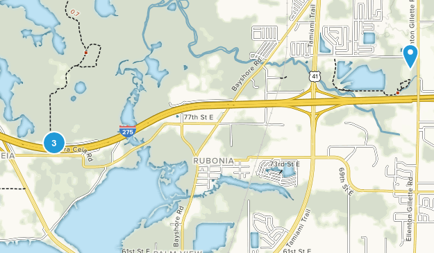 Terra Ceia, Florida Map