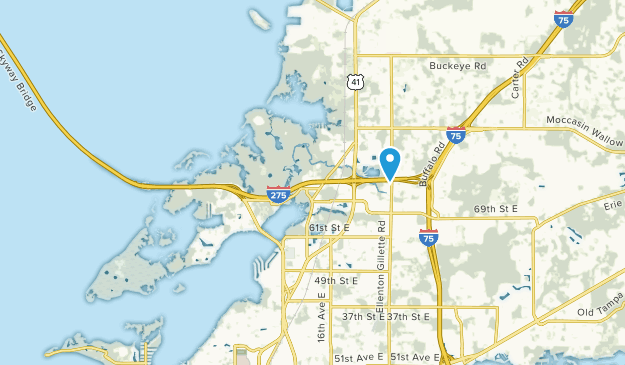 Terra Ceia, Floride Map