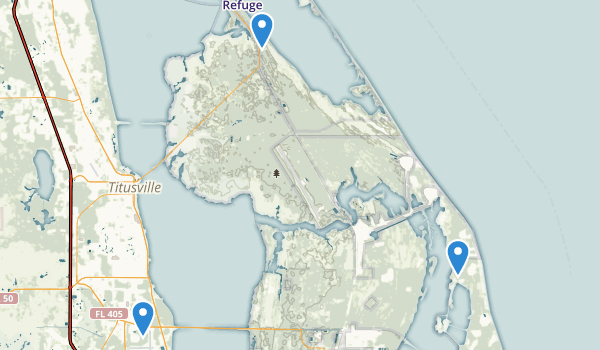 Titusville, Florida Map