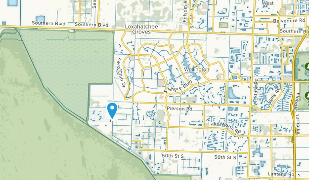 Wellington, Floride Map