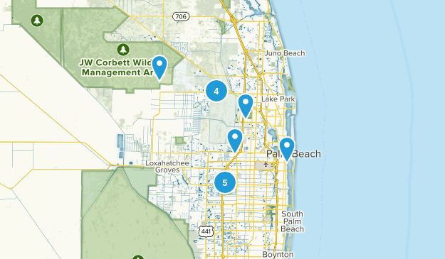 West Palm Beach, Florida Map