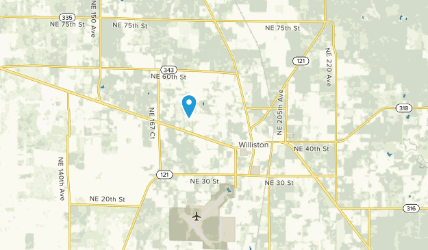 Williston, Florida Map