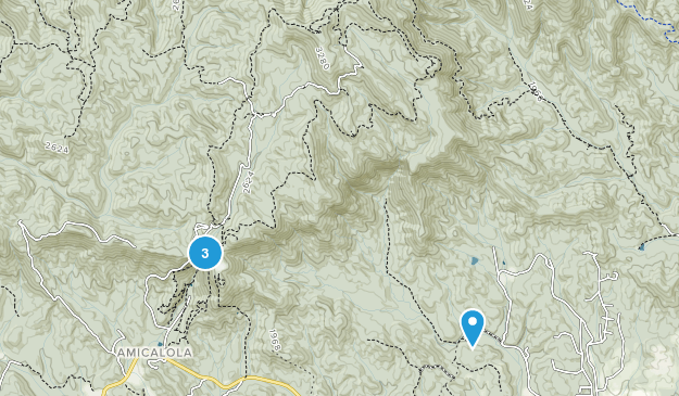 Amicalola, Georgia Map