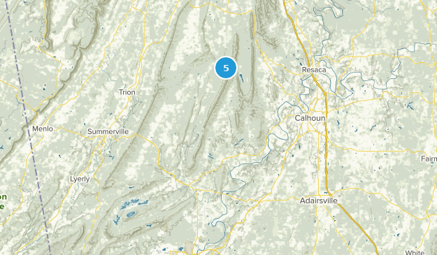 Armuchee, Géorgie Map