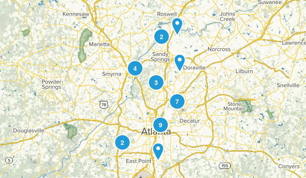 Atlanta, Georgia Map